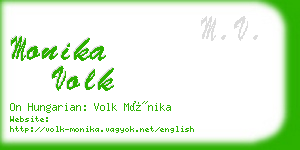 monika volk business card